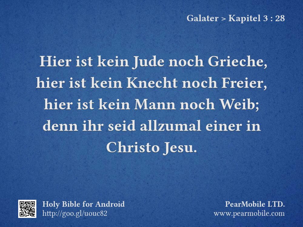 Galater, Kapitel 3:28